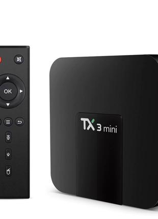 Смарт ТВ Приставка Tanix TX3 Mini 2/16, H313 (з налаштуваннями)