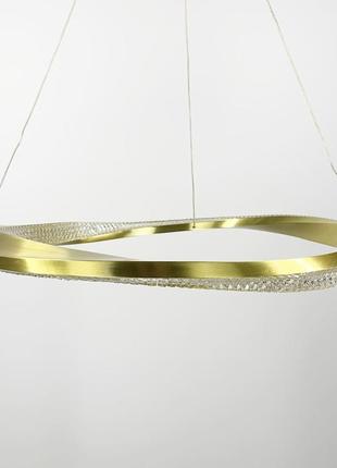 Светодиодная люстра-подвес tangle в золотом каркасе 1134_1756