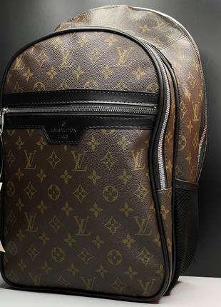 Мужская сумка-рюкзак 078 коричневая