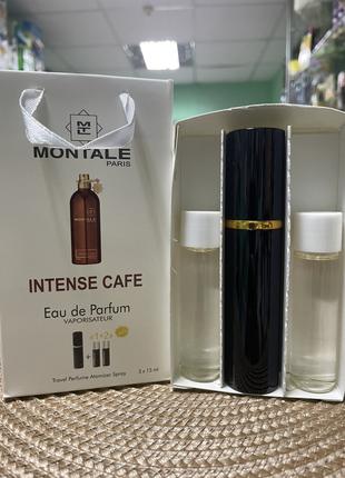Унісекс міні парфум Montale Intense Cafe, набір 3х15 мл
