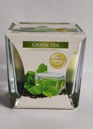 Свеча ароматизированная Зелёный чай Bispol170g