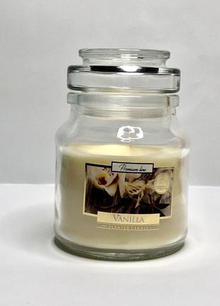 Свеча ароматизированная Bispol аромат Ваниль в банке 120g