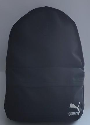 Рюкзак чоловічий чорний текстиль з логотипом