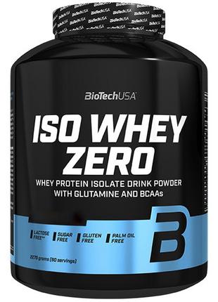 Протеин BioTech Iso Whey Zero, 2.27 кг Ваниль-корица