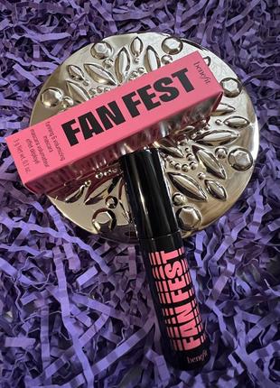 Удлиняющая тушь benefit fan fest fanning&volumizing mascara, 3ml
