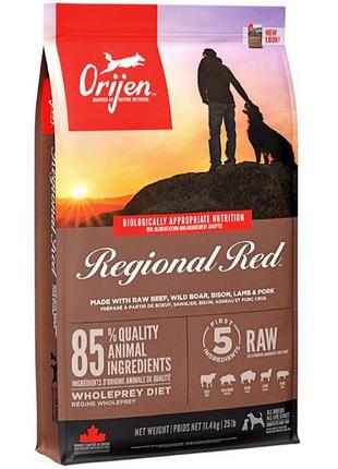Сухий корм для дорослих собак Orijen Regional Red Dog 11.4 кг ...
