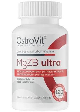 Стимулятор тестостерону OstroVit MgZB Ultra 120 таблеток