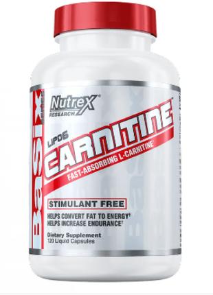 Л-карнитин Жироспалювач Nutrex Lipo-6 CARNITINE 120 caps