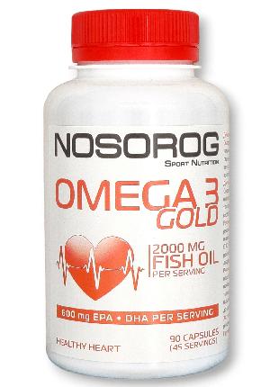 Жирні кислоти Nosorog Omega 3 Gold, 90 капсул