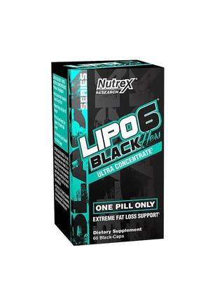 Жироспалювач Nutrex Lipo 6 Black Hers Ultra Concentrate 60 капс