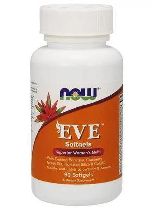 Витамины для женщин Now Foods EVE 90 softgels