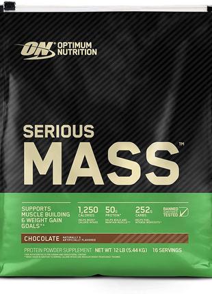 Высокобелковый гейнер Optimum Nutrition Serious Mass 5450 g СШ...