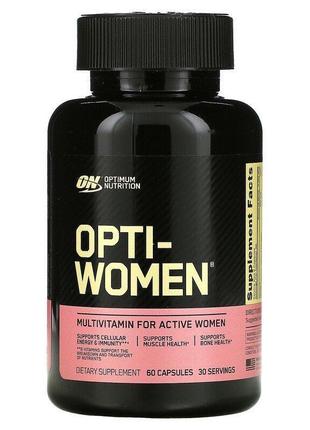 Optimum Nutrition, Opti-Women, комплекс для жінок, 60 капсул