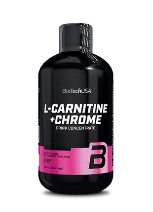 Л-карнитин BioTech L-Carnitine + Chrome, 500 мл