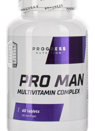 Витаминно-минеральный комплекс для мужчин Progress Nutrition P...