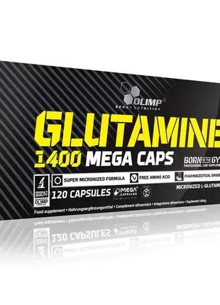Глютамін Olimp L-Glutamine 1400 mega caps 120 caps