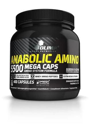 Аминокислоты Olimp Anabolic amino 5500 mega caps 400 caps