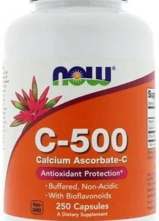 Витамин C Now Foods C- 500 Ascorbate 500 мг 250 капсул