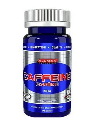 Енергетик кофеїн Allmax Nutrition caffeine 200мг 100 табл