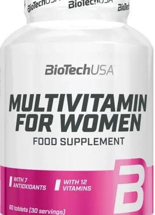 Вітаміни для жінок BioTech Multivitamin for Women 60 таблеток
