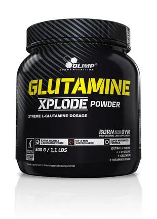 Глютамін Olimp Glutamine Xplode 500 g глютамін+бца+вітаміни)