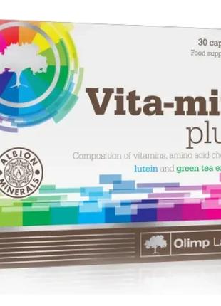 Витамины для женщин и мужчин Олимп Olimp Vita-Min Plus 30 капсул