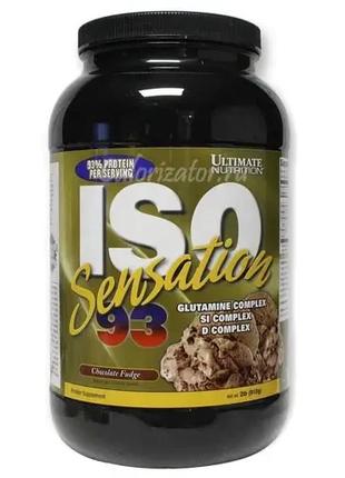 Сироватковий ізолят 93% Ultimate nutrition Iso Sensation 0.9 kg