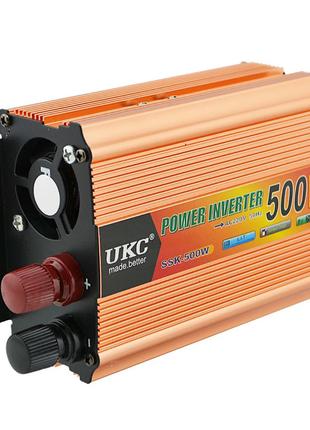 Инвертор преобразователь UKC AC/DC 500W 12V SSK