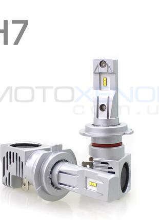 Комплект светодиодных мини LED лед ламп M3 цоколь H7 55W, свет...