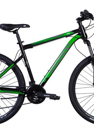 Велосипед 27.5" Discovery TREK 2024 (черно-зеленый ), L (170-1...