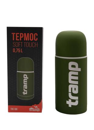 Термос Tramp Soft Touch 0,75 л зеленый Туристический стальной ...