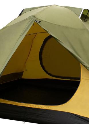 Трехместная экспедиционная палатка Tramp Peak 3 (V2) с двумя в...