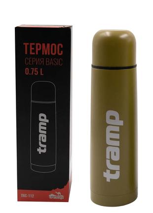 Термос питьевой 0.75л Tramp Basic хаки TRC-112-khakiТуристичес...