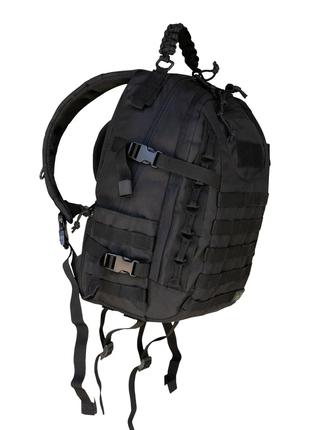 Тактичний польовий рюкзак Tramp Tactical об'ємом 50 літрів чор...