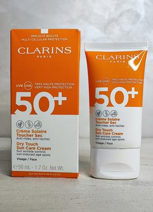 Солнцезащитный крем Clarins Sun Care Dry Touch Face Cream SPF 50+