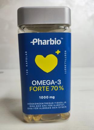 Витамины Pharbio Omega-3 Forte 120 капсул