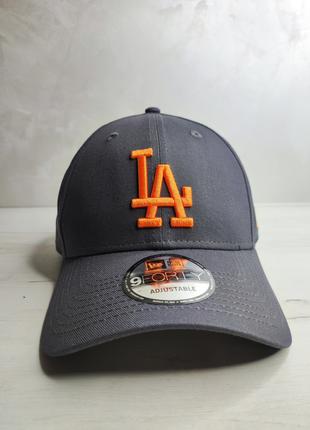 Кепка New Era Los Angeles Dodgers Цвет Essential Black 9Forty ...