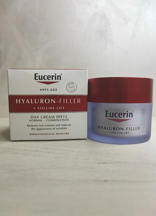 Денний крем для відновлення контурів обличчя Eucerin Hyaluron ...