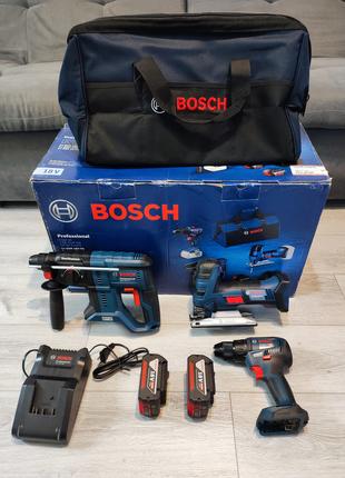 Набор аккумуляторного инструмента Bosch GBH 180-LI+GWS 180-LI+...