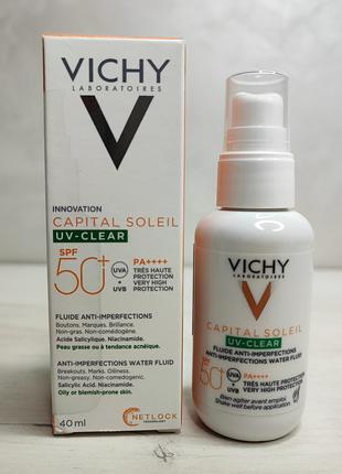 Солнцезащитный флюид для лица Vichy Capital Soleil UV-Clear SPF50