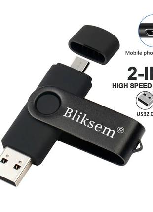 Флешка Jaster Plain 64Gb Red OTG USB - Micro USB Flash Drive