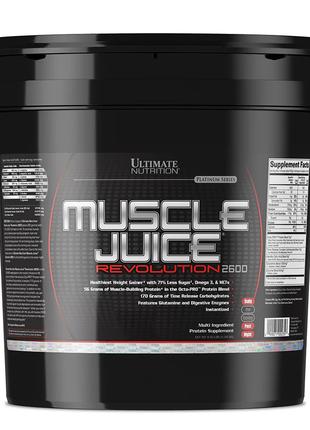 Гейнер Ultimate Muscle Juice Revolution 2600, 5 кг Банан