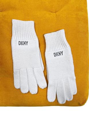 Вязаные перчатки dkny