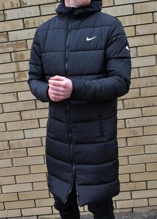 Довга чоловіча курточка Nike зима