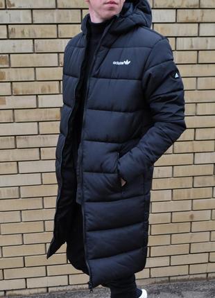 Мужская длинная курточка Adidas зима