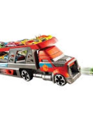 Hot wheels автовоз стреляющий машинками трейлер hot wheels cit...