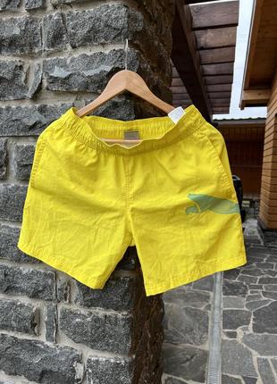 Спортивные шорты puma желтые