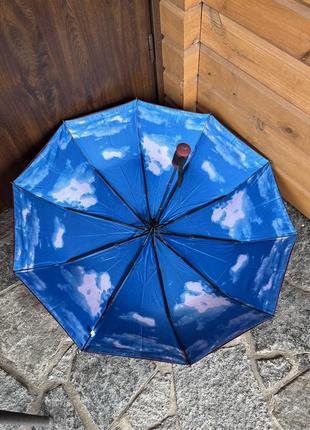 Женский зонт с двойной тканью