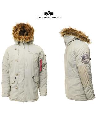 Чоловіча зимова парка alpha industries extreme cold weather ор...