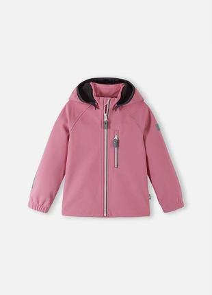 Куртка Softshell Vantti для дівчинки, рожева — Reima